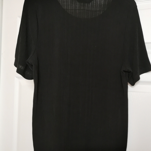 Black Tanjay top with design beading - Picture 7 of 9